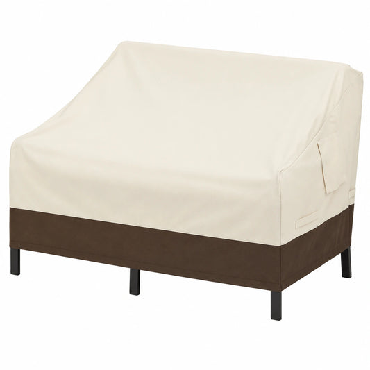 Wasserfeste Abdeckung für 2-Sitzer Loungesofa, Beige