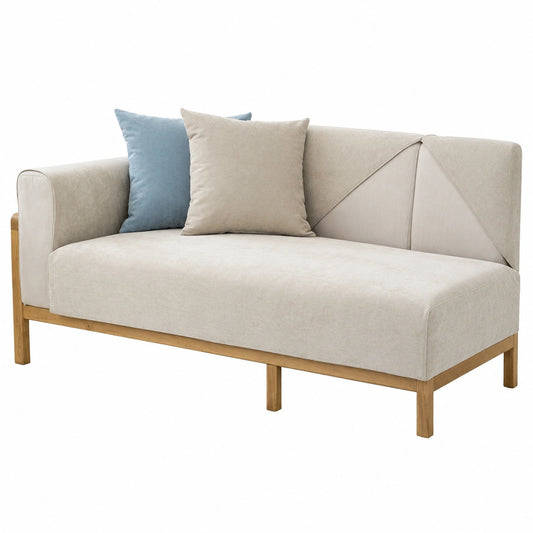 Wasserabweisender Sofabezug, L-förmig, ideal für Haustiere und Kinder, maschinenwaschbar, für 3-Sitzer, 2-Sitzer und Sessel, Khaki 70x180 cm
