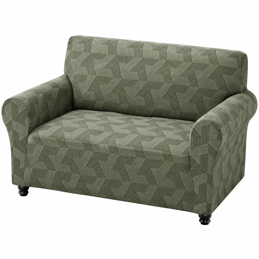 XINEAGE Sofabezug für 2-Sitzer, rutschfest, weicher und waschbarer Jacquard-Stoff, ideal für Haustiere